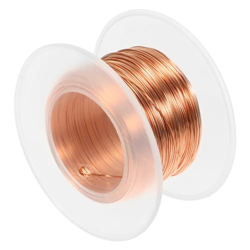 DOITOOL 1Rolle Fuß Reiner Kupferdraht Flexibler Schmuckdraht für DIY Projekte Elektrokultur Gartenarbeit und Bastelarbeiten DOITOOL 1Rolle Fuß Reiner Kupferdraht Flexibler Schmuckdraht für DIY Projekte Elektrokultur Gartenarbeit und Bastelarbeiten von DOITOOL
