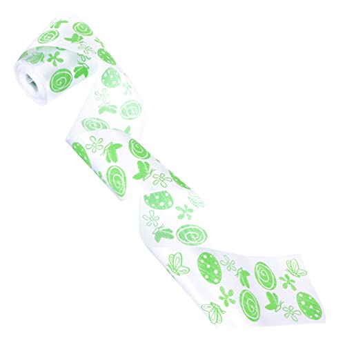 DOITOOL 1Rolle Geschenkband Polyester Yards Breit Mit Buntem Eier Und Hasenmotiv Für DIY Projekte Geschenkwickeln Und Bastelarbeiten DOITOOL 1Rolle Geschenkband Polyester Yards Breit Mit Buntem Eier Und Hasenmotiv Für DIY Projekte Geschenkwickeln Und Bastelarbeiten von DOITOOL