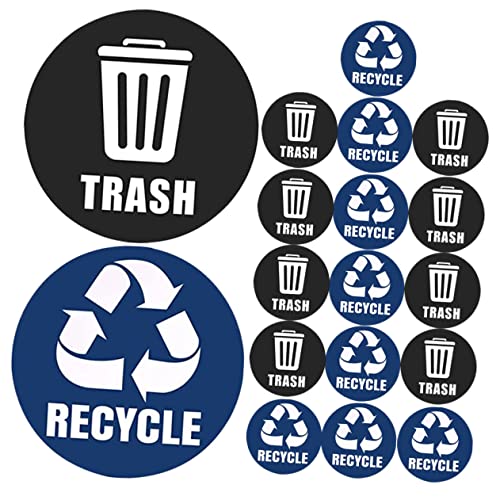 DOITOOL 1Satz Recycling Aufkleber Wasserdichte für Mülltrennung Selbstklebende Schilder zur Abfallklassifizierung für Garten Langlebig und Praktisch DOITOOL 1Satz Recycling Aufkleber Wasserdichte für Mülltrennung Selbstklebende Schilder zur Abfallklassifizierung für Garten Langlebig und Praktisch von DOITOOL