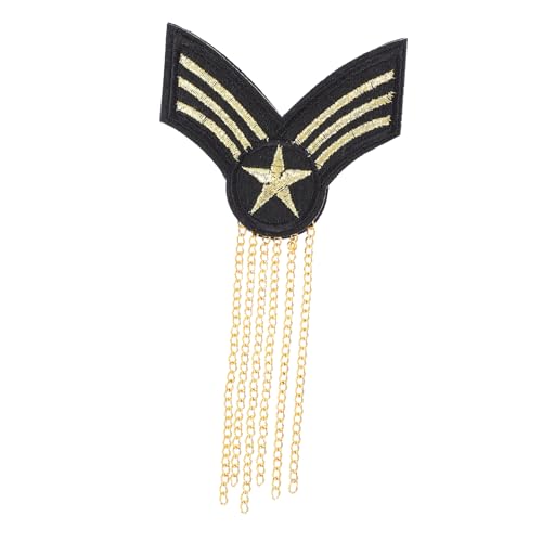 DOITOOL 1Stück Hochwertiges Quaste Schulterabzeichen für Herren Dauerhafte Epaulette und Stoffstickerei Modisches Kostüm Zubehör für Halloween Schuluniformen und Mehr DOITOOL 1Stück Hochwertiges Quaste Schulterabzeichen für Herren Dauerhafte Epaulette und Stoffstickerei Modisches Kostüm Zubehör für Halloween Schuluniformen und Mehr von DOITOOL