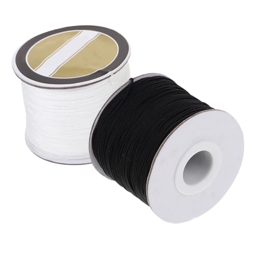 DOITOOL 2 Rollen Geflochtene Schnur für DIY Schmuckherstellung für Armbänder und Dekorative Handarbeiten Hochwertiges Perlenband für Kreative Projekte DOITOOL 2 Rollen Geflochtene Schnur für DIY Schmuckherstellung für Armbänder und Dekorative Handarbeiten Hochwertiges Perlenband für Kreative Projekte von DOITOOL