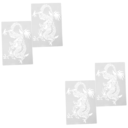 DOITOOL 2 Sätze Drachen Malvorlagen Für Wiederverwendbare Schablonen Für Diy Projekte Für Zeichnen Buntstiften Markern Oder Wasserfarben 2 Stücke * 2 DOITOOL 2 Sätze Drachen Malvorlagen Für Wiederverwendbare Schablonen Für Diy Projekte Für Zeichnen Buntstiften Markern Oder Wasserfarben 2 Stücke * 2 von DOITOOL