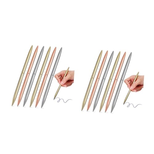 DOITOOL 2 Sätze Kugelschreiber-set Stifte Mehrfarbiger Stift Kugelschreiber Mit Feiner Spitze Multipack Büro Stift Schreibstift Lehrerstift Metall 6 Stücke * 2 DOITOOL 2 Sätze Kugelschreiber-set Stifte Mehrfarbiger Stift Kugelschreiber Mit Feiner Spitze Multipack Büro Stift Schreibstift Lehrerstift Metall 6 Stücke * 2 von DOITOOL