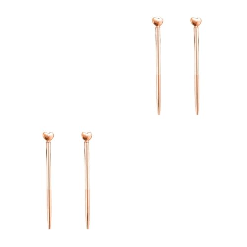 DOITOOL 2 Sätze Liebe Kugelschreiber Schreibwaren Süße Kugelschreiber Mädchenhafter Bürobedarf Büro Stifte Stift Aus Edelstahl Rostfreier Stahl Rose Gold 2 Stück * 2 DOITOOL 2 Sätze Liebe Kugelschreiber Schreibwaren Süße Kugelschreiber Mädchenhafter Bürobedarf Büro Stifte Stift Aus Edelstahl Rostfreier Stahl Rose Gold 2 Stück * 2 von DOITOOL
