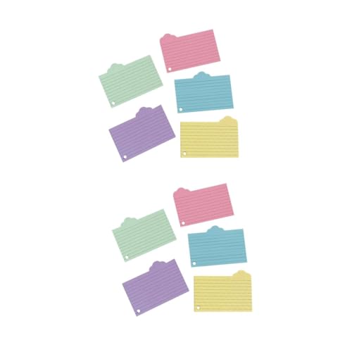 DOITOOL 2 Sätze Vokabelheft Aus Notizpapier Flashcard Mit Student Farbe Bunt Farbig Wortkarten Leere Karteikarten Grundlagen Des Studiums Karteikarten Zum Lernen Lernkarten 125 Blätter * 2 DOITOOL 2 Sätze Vokabelheft Aus Notizpapier Flashcard Mit Student Farbe Bunt Farbig Wortkarten Leere Karteikarten Grundlagen Des Studiums Karteikarten Zum Lernen Lernkarten 125 Blätter * 2 von DOITOOL