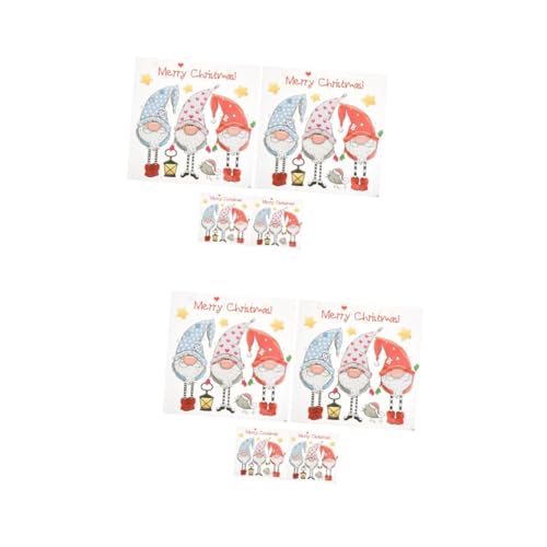 DOITOOL 2 Sätze Weihnachts Gnome Transfer Patches Diy Kleidung Dekorationen Für T Shirts Taschen Hüte Langlebige Wärmeübertragungsaufkleber Für Festliche Anlässe Und 4 Stücke * 2 DOITOOL 2 Sätze Weihnachts Gnome Transfer Patches Diy Kleidung Dekorationen Für T Shirts Taschen Hüte Langlebige Wärmeübertragungsaufkleber Für Festliche Anlässe Und 4 Stücke * 2 von DOITOOL