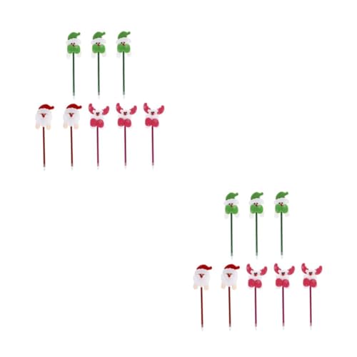 DOITOOL 2 Sätze Weihnachtsstift Schreibwaren Funkelnde Stifte Ästhetisch Stift Für Festival Weihnachten Kugelschreiber Mit Weihnachtsmotiv Schulbedarf Schwamm 8 Stücke * 2 DOITOOL 2 Sätze Weihnachtsstift Schreibwaren Funkelnde Stifte Ästhetisch Stift Für Festival Weihnachten Kugelschreiber Mit Weihnachtsmotiv Schulbedarf Schwamm 8 Stücke * 2 von DOITOOL