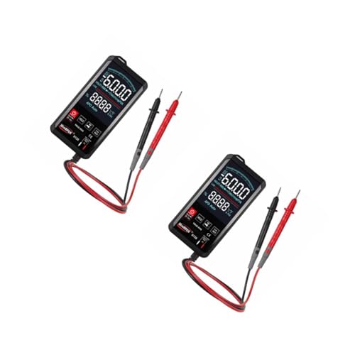 DOITOOL 2 Stk Digital-Multimeter plastikenten plasure secruity Untertasse Spitze Pinzetten multifunktionswerkzeug digitales Messgerät automatischer Multitester Elektronisches Bauteil Black von DOITOOL