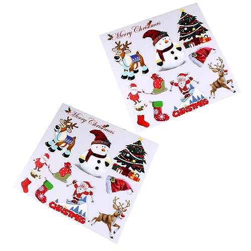 DOITOOL 2 Stück Aufkleber für DIY-Kleider fashing costume weihnachtsmotiv weihnachten Aufbügeln Weihnachtsüberweisungen Patch Aufkleber für Wärmeübertragung Aufnäher für Tasche Abs DOITOOL 2 Stück Aufkleber für DIY-Kleider fashing costume weihnachtsmotiv weihnachten Aufbügeln Weihnachtsüberweisungen Patch Aufkleber für Wärmeübertragung Aufnäher für Tasche Abs von DOITOOL