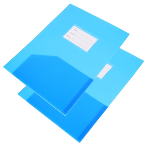 DOITOOL 2 Stück Dateiumschlag Taschenordner Masse Zwei-Taschen-Ordner Dokumentenmappen farbig Aktenordner für das Büro Bürobedarf Aktenordner aus Kunststoff Papier Blue DOITOOL 2 Stück Dateiumschlag Taschenordner Masse Zwei-Taschen-Ordner Dokumentenmappen farbig Aktenordner für das Büro Bürobedarf Aktenordner aus Kunststoff Papier Blue von DOITOOL