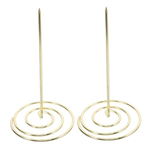 DOITOOL 2 Stück Menü-Plugin Falten Büro Kassenzettel Speisekarte Menü Beschwörungsgabel Restaurantzubehör für Menüeinladungen Rechnungsinhaber Quittungsnadelordner Golden DOITOOL 2 Stück Menü-Plugin Falten Büro Kassenzettel Speisekarte Menü Beschwörungsgabel Restaurantzubehör für Menüeinladungen Rechnungsinhaber Quittungsnadelordner Golden von DOITOOL