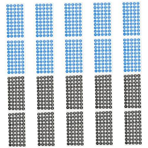 DOITOOL 20 Blatt selbstklebender Nummernaufkleber turnen schließfachschrank number stickers Zahlen Etiketten Name Nummernaufkleber für das Büro nummerierte Aufkleber Durchsichtiger Film DOITOOL 20 Blatt selbstklebender Nummernaufkleber turnen schließfachschrank number stickers Zahlen Etiketten Name Nummernaufkleber für das Büro nummerierte Aufkleber Durchsichtiger Film von DOITOOL