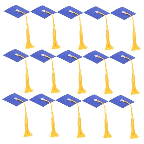 DOITOOL 20 Satz Doktorhutkuchendekoration Schokoladen -Grad Cap Decor Abschlussparty -Dekorationen Kuchendeckel mit Graduierungskappe Abschlussfeier Marmeladenpapier Blue DOITOOL 20 Satz Doktorhutkuchendekoration Schokoladen -Grad Cap Decor Abschlussparty -Dekorationen Kuchendeckel mit Graduierungskappe Abschlussfeier Marmeladenpapier Blue von DOITOOL