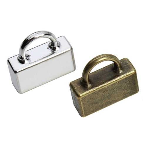 DOITOOL 20 Stück Schnalle Aus Lederband Selbstgemachte Schnalle Kabel Armband Schnalle Selber Machen Herstellung Schmuckzubehör Schnurverbinderschnallen Zubehör Für Silver DOITOOL 20 Stück Schnalle Aus Lederband Selbstgemachte Schnalle Kabel Armband Schnalle Selber Machen Herstellung Schmuckzubehör Schnurverbinderschnallen Zubehör Für Silver von DOITOOL