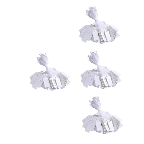 DOITOOL 2000 Stck. Weiße Preisschilder mit Knotenfaden Rechteckige Papier Etiketten Beschreibbar Vielseitig für Schmuck Kleidung Schuhe Lagerverwaltung Display Preisetiketten DOITOOL 2000 Stck. Weiße Preisschilder mit Knotenfaden Rechteckige Papier Etiketten Beschreibbar Vielseitig für Schmuck Kleidung Schuhe Lagerverwaltung Display Preisetiketten von DOITOOL