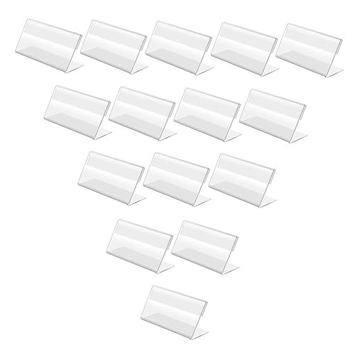 DOITOOL 20Stücke Preisschild Halter Tischaufsteller Für Visitenkarten Für Büro Hochzeiten Und Veranstaltungen Langlebig Und Einfach Zu Verwenden DOITOOL 20Stücke Preisschild Halter Tischaufsteller Für Visitenkarten Für Büro Hochzeiten Und Veranstaltungen Langlebig Und Einfach Zu Verwenden von DOITOOL