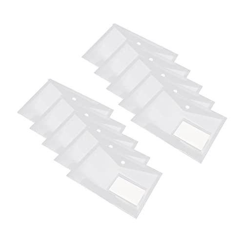 DOITOOL 20Stücke Transparente Dokumentenmappe mit Druckknopf für Quittungen Tickets und Visitenkarten Robuste Materialien für Langlebige Nutzung und Einfache DOITOOL 20Stücke Transparente Dokumentenmappe mit Druckknopf für Quittungen Tickets und Visitenkarten Robuste Materialien für Langlebige Nutzung und Einfache von DOITOOL
