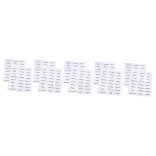 DOITOOL 25 Blatt Goldene Buchstaben Aufkleber Ätherische Öl Flaschen Etiketten Kreative Flaschenaufkleber zur Einfachen Organisation und Kennzeichnung Geeignet für Parfüm und Ölflaschen DOITOOL 25 Blatt Goldene Buchstaben Aufkleber Ätherische Öl Flaschen Etiketten Kreative Flaschenaufkleber zur Einfachen Organisation und Kennzeichnung Geeignet für Parfüm und Ölflaschen von DOITOOL