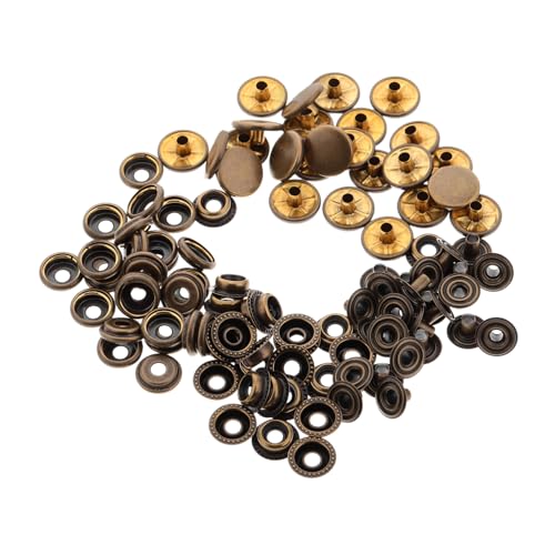 DOITOOL 25 Sätze Schnappmutter Druckknopf-Kit aus Metall Druckknöpfe aus Stahl Druckknöpfe schnappen Segeltuch-Druckknöpfe für Boote Snap -Befestigungskit Coffee DOITOOL 25 Sätze Schnappmutter Druckknopf-Kit aus Metall Druckknöpfe aus Stahl Druckknöpfe schnappen Segeltuch-Druckknöpfe für Boote Snap -Befestigungskit Coffee von DOITOOL