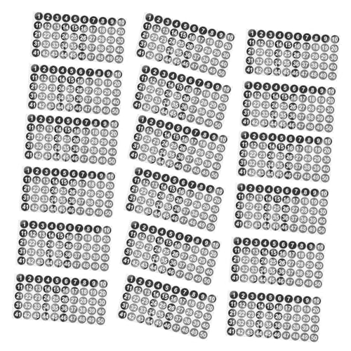 DOITOOL 25Blatt Runde Zahlenaufkleber Selbstklebende Nummern Etiketten Starke Haftung Reflektierende Kleine Nummern Aufkleber Für Lager Büro Werkzeugkasten Organizer DOITOOL 25Blatt Runde Zahlenaufkleber Selbstklebende Nummern Etiketten Starke Haftung Reflektierende Kleine Nummern Aufkleber Für Lager Büro Werkzeugkasten Organizer von DOITOOL