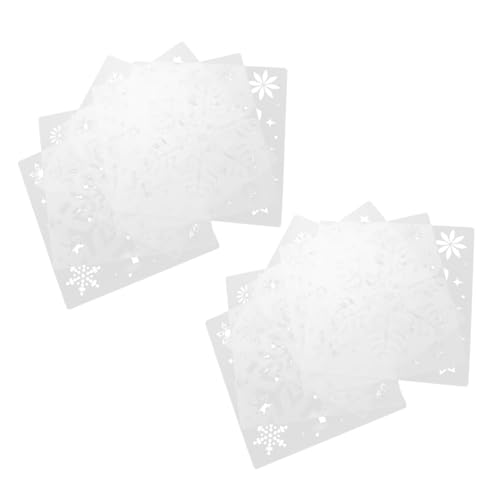 DOITOOL 2Sätze Wiederverwendbare Weihnachts Schneeflocken Schablonen Große DIY Malvorlagen für Kreative Wandgestaltung Winterdeko und Grußkarten Einfach Anzuwenden und Langlebig DOITOOL 2Sätze Wiederverwendbare Weihnachts Schneeflocken Schablonen Große DIY Malvorlagen für Kreative Wandgestaltung Winterdeko und Grußkarten Einfach Anzuwenden und Langlebig von DOITOOL