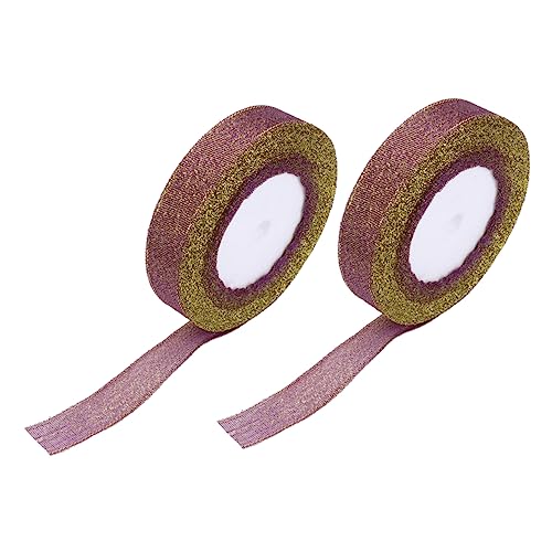 DOITOOL 2Stücke Farbigen Satin Geschenkband für DIY Bastelprojekte für Geburtstagsfeiern Hochzeiten Weihnachtsdekorationen und Mehr Yards pro Leicht DOITOOL 2Stücke Farbigen Satin Geschenkband für DIY Bastelprojekte für Geburtstagsfeiern Hochzeiten Weihnachtsdekorationen und Mehr Yards pro Leicht von DOITOOL