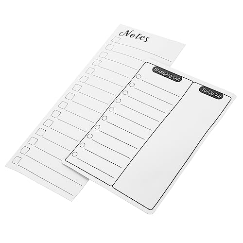 DOITOOL 2Stücke Magnetisches Whiteboard Für Kühlschrank Abwischbares Und Planungsboard Mit Haftnotizen Und Einkaufsplaner Praktische Erinnerungs DOITOOL 2Stücke Magnetisches Whiteboard Für Kühlschrank Abwischbares Und Planungsboard Mit Haftnotizen Und Einkaufsplaner Praktische Erinnerungs von DOITOOL