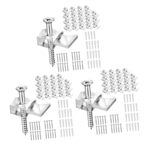 DOITOOL 3 Sätze Spiegelschnappsatz Stopper Versteck Kleiner Spanner Zinn Ersatzrollläden Auto Mini-kuchenaufsatz Isolatoren Mini-perlen Kordelzug Fingerhut Sitz Aus Horn Eisen 20 Stück * 3 von DOITOOL