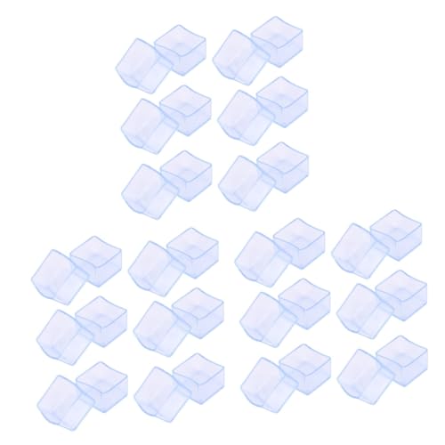 DOITOOL 3 Sätze Stuhlfußabdeckung Pads Möbelbein Möbelbeine Schützend Möbelschuhe Furniture Pads Furniture Gliders Stuhlbeinmatte Stuhlfußschützer Transparenter Pvc-gummi 40 Stücke * 3 von DOITOOL