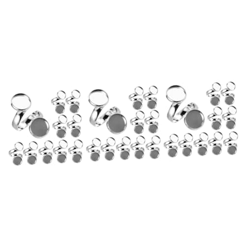DOITOOL 3 Sätze Teiliges Verstellbare Ringrohlinge Kupfer Für Schmuckherstellung Diy Ring Basen Mit Glatter Oberfläche Für Projekte Und Personalisierte 10 Stück * 3 DOITOOL 3 Sätze Teiliges Verstellbare Ringrohlinge Kupfer Für Schmuckherstellung Diy Ring Basen Mit Glatter Oberfläche Für Projekte Und Personalisierte 10 Stück * 3 von DOITOOL