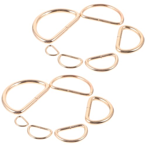 DOITOOL 30 Stück D-förmige Schnallen-Hardware-Zubehör Karabinerhaken Riemen verstellbare Schnallen schlüsselanhänger Schlüsselkettenhaken Bulk-Schlüsselringe Eisen Golden DOITOOL 30 Stück D-förmige Schnallen-Hardware-Zubehör Karabinerhaken Riemen verstellbare Schnallen schlüsselanhänger Schlüsselkettenhaken Bulk-Schlüsselringe Eisen Golden von DOITOOL