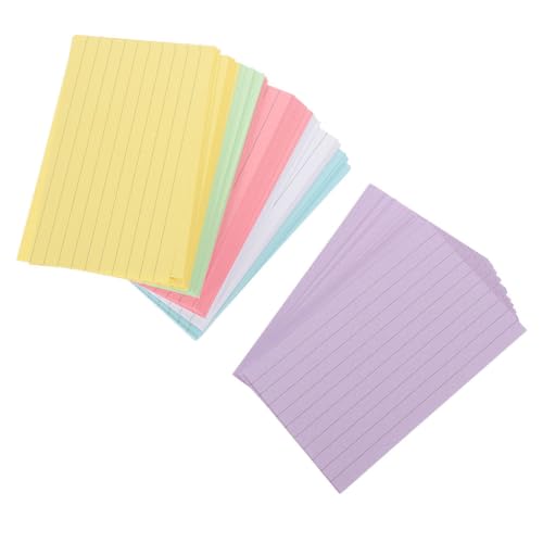 DOITOOL 300 Blatt Farbige Karteikarten Lehre Karteikarten lernen Klassenzimmer Büro linierte Karteikarten Notizbilder Lernkarten Karteikarte Notizblock Memo -Notepad Papier DOITOOL 300 Blatt Farbige Karteikarten Lehre Karteikarten lernen Klassenzimmer Büro linierte Karteikarten Notizbilder Lernkarten Karteikarte Notizblock Memo -Notepad Papier von DOITOOL