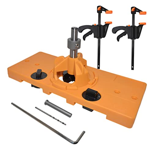 DOITOOL 35 Mm Scharnierloch Bohrführung Für Präzises Bohren Von Topfscharnieren Holzbearbeitungswerkzeug Mit Zentrierbohrer Ideal Für Möbelbau Und Innenausbau Hochwertige Verarbeitung von DOITOOL