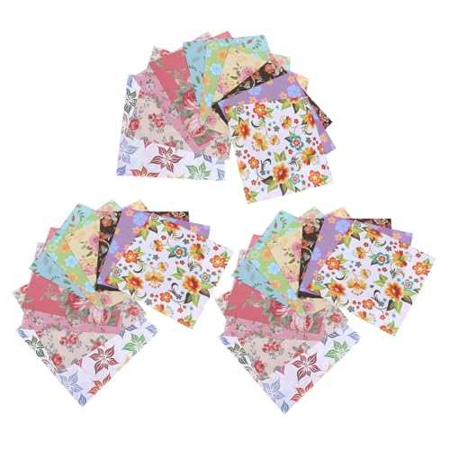 DOITOOL 3Sätze DIY Origami Papier Doppelseitiges Farbiges Faltpapier für Bastelprojekte pro Packung für Scrapbooking Geruchsneutral und Leicht DOITOOL 3Sätze DIY Origami Papier Doppelseitiges Farbiges Faltpapier für Bastelprojekte pro Packung für Scrapbooking Geruchsneutral und Leicht von DOITOOL