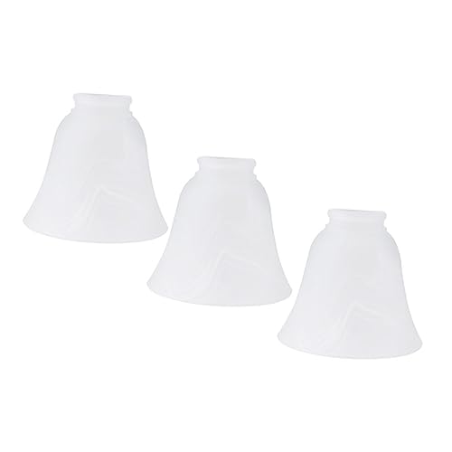 DOITOOL 3St Lampenschirm Wandleuchten LED Lichter Schatten deckenlampe abdeckung deckenleuchte abdeckung lampen abdeckung lampshade Lampenabdeckung Abdeckung für Lampe Glas Weiß von DOITOOL