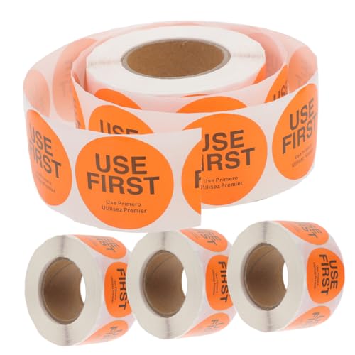 DOITOOL 4 Rollen Use First Aufkleber Vorratskontrolle Küchenetiketten Selbstklebend Etiketten pro für Restaurant Lebensmittel Verpackung Lagerverwaltung Verpackungskennzeichnung DOITOOL 4 Rollen Use First Aufkleber Vorratskontrolle Küchenetiketten Selbstklebend Etiketten pro für Restaurant Lebensmittel Verpackung Lagerverwaltung Verpackungskennzeichnung von DOITOOL