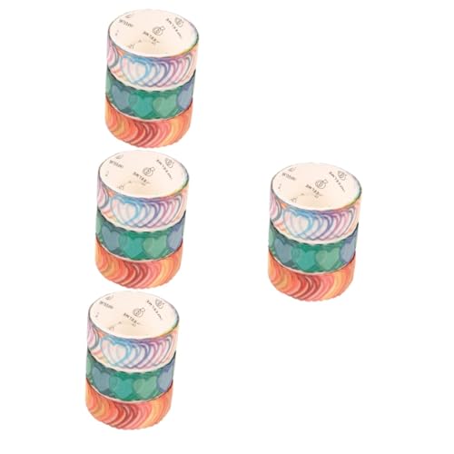 DOITOOL 4 Sätze Diy Washi Tape Für Notizbuch Dekoration Dekorative Klebebänder Für Scrapbooking Vielseitige Washi Tape Zum Basteln Für Und Projekte 3 Rollen * 4 DOITOOL 4 Sätze Diy Washi Tape Für Notizbuch Dekoration Dekorative Klebebänder Für Scrapbooking Vielseitige Washi Tape Zum Basteln Für Und Projekte 3 Rollen * 4 von DOITOOL