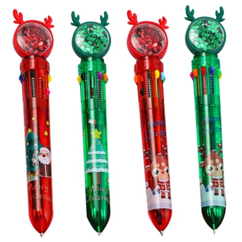 DOITOOL 4 Stück Kugelschreiber Weihnachten Die Für Karikatur Party Weihnachtsgeschenke Studentenstufenstifte Stifte Im Weihnachtsstil Einzigartige Weihnachtsstifte Pvc DOITOOL 4 Stück Kugelschreiber Weihnachten Die Für Karikatur Party Weihnachtsgeschenke Studentenstufenstifte Stifte Im Weihnachtsstil Einzigartige Weihnachtsstifte Pvc von DOITOOL