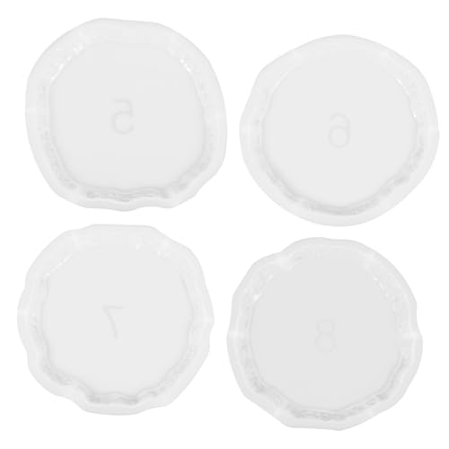 DOITOOL 4 Stück Untersetzer Formen für Epoxidharz Teiliges Wiederverwendbare Gießform für Diy Untersetzer Flexible Silikonmold für Tischdekorationen und Leicht zu Reinigen DOITOOL 4 Stück Untersetzer Formen für Epoxidharz Teiliges Wiederverwendbare Gießform für Diy Untersetzer Flexible Silikonmold für Tischdekorationen und Leicht zu Reinigen von DOITOOL