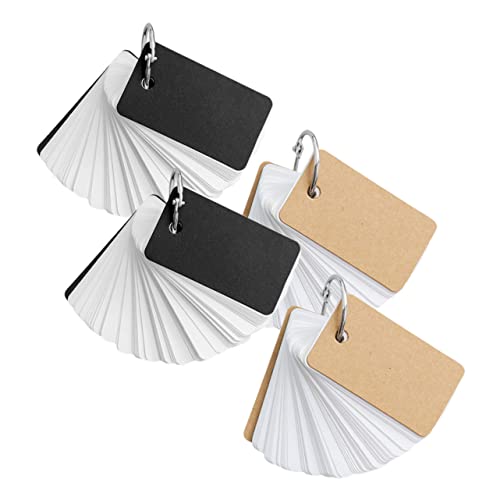 DOITOOL 4 Stück Word Book Memory Card Karten Leer Flashcard Einfache Karten Schmucklos Leere Karteikarten Lernkarten Zum Sprachenlernen Kleine Leere Karten Papier DOITOOL 4 Stück Word Book Memory Card Karten Leer Flashcard Einfache Karten Schmucklos Leere Karteikarten Lernkarten Zum Sprachenlernen Kleine Leere Karten Papier von DOITOOL