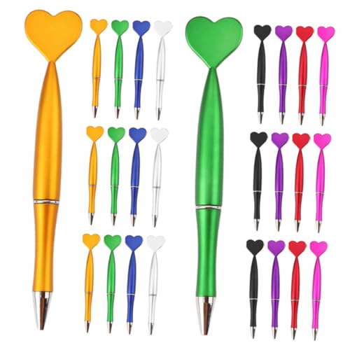 DOITOOL 40 Stück Kugelschreiber in Herzform ästhetisch bunt Büro geformt Tinte Herzstift Gelschreiber feine Spitze Strassstifte Vintage-Kugelschreiber mit Schlüsselfunktion Bling-Stift Abs DOITOOL 40 Stück Kugelschreiber in Herzform ästhetisch bunt Büro geformt Tinte Herzstift Gelschreiber feine Spitze Strassstifte Vintage-Kugelschreiber mit Schlüsselfunktion Bling-Stift Abs von DOITOOL