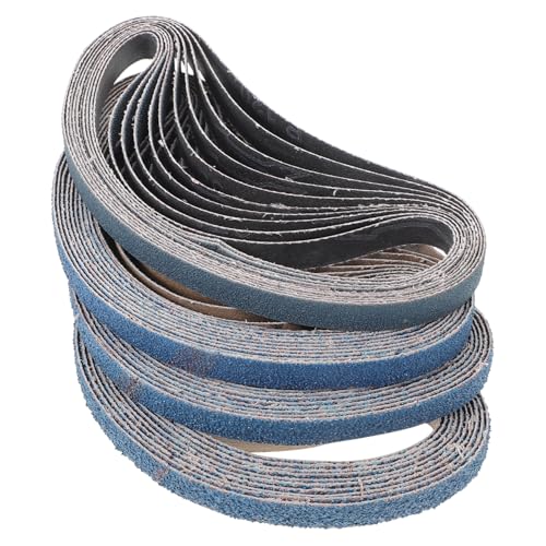 DOITOOL 40st Schleifband Zum Schleifen Und Polieren Metallschleifpapier Schleifmaschine Aus Metall Schleifpapier Für Holz Schleifpapier Radiergummi Handwerker-bandschleifer Kies Blue von DOITOOL