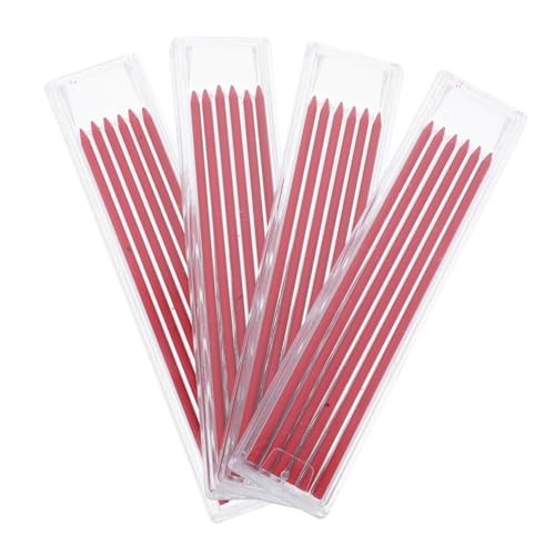 DOITOOL 48 Stück Bleistiftminen Für Die Holzbearbeitung Druckbleistift Dauerbleistift Zimmermannsbleistift Baubleistifte Tieflochmarker Zeichenstift Tracer Bleistift Roter DOITOOL 48 Stück Bleistiftminen Für Die Holzbearbeitung Druckbleistift Dauerbleistift Zimmermannsbleistift Baubleistifte Tieflochmarker Zeichenstift Tracer Bleistift Roter von DOITOOL