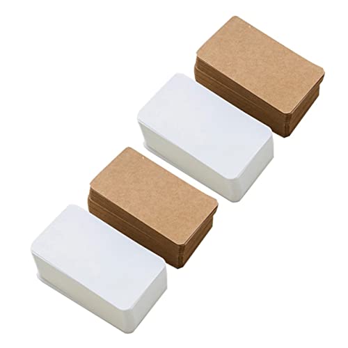 DOITOOL 4Er-Packung Leere Wortkarte schmucklos Visitenkarten leere Karten zur Überarbeitung Schüttgut Mini-Blankokarten leere Karteikarten zur Überarbeitung Mini-Karton weißes Papier DOITOOL 4Er-Packung Leere Wortkarte schmucklos Visitenkarten leere Karten zur Überarbeitung Schüttgut Mini-Blankokarten leere Karteikarten zur Überarbeitung Mini-Karton weißes Papier von DOITOOL