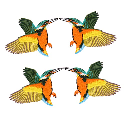 DOITOOL 4Stücke Kolibri Aufnäher DIY Gestickte Patches für Kostümdekoration zum Aufbügeln oder Annähen Kleidung Taschen und Kunsthandwerk und Recycelbar DOITOOL 4Stücke Kolibri Aufnäher DIY Gestickte Patches für Kostümdekoration zum Aufbügeln oder Annähen Kleidung Taschen und Kunsthandwerk und Recycelbar von DOITOOL
