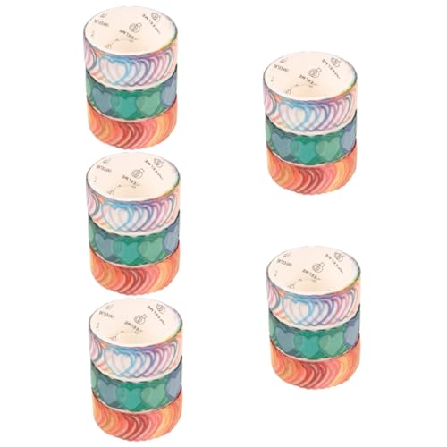 DOITOOL 5 Sätze Dekoratives Washi Tape Für Diy Handwerksprojekte Und Scrapbooking Bastelkleber Für Tagebuch Notizbuch Und Geschenkverpackungen 3 Rollen * 5 DOITOOL 5 Sätze Dekoratives Washi Tape Für Diy Handwerksprojekte Und Scrapbooking Bastelkleber Für Tagebuch Notizbuch Und Geschenkverpackungen 3 Rollen * 5 von DOITOOL