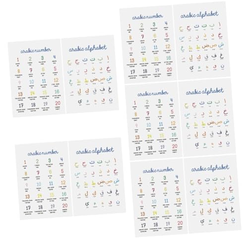 DOITOOL 5 Sätze Gemälde Alphabet Poster Für Kleinkinder Alphabet Poster Für Kleinkinder Kindergarten Poster Für Klassenzimmer Vorschul Poster Alphabet Diagramm Für 2 Stück * 5 von DOITOOL