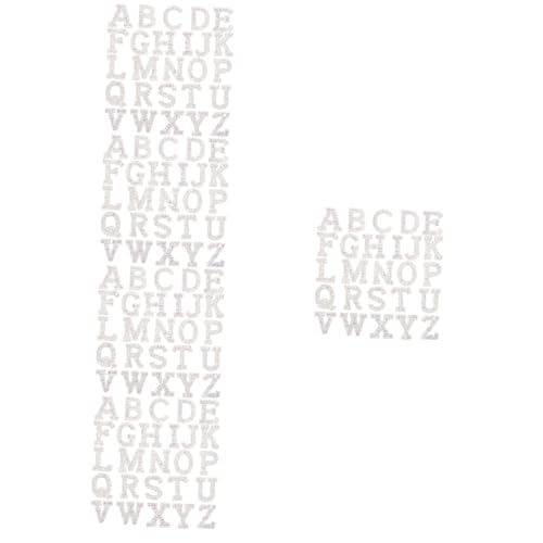 DOITOOL 5 Sätze Heiße Diamant-buchstabenaufkleber Selbstklebende Buchstaben-patches Buchstaben-chenille-aufnäher Buchstaben Für Stoff Strasspatch Flecken Strasssteine Silber 26 Stück * 5 DOITOOL 5 Sätze Heiße Diamant-buchstabenaufkleber Selbstklebende Buchstaben-patches Buchstaben-chenille-aufnäher Buchstaben Für Stoff Strasspatch Flecken Strasssteine Silber 26 Stück * 5 von DOITOOL