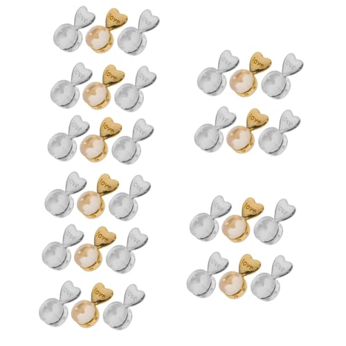 DOITOOL 5 Sätze Liebesohrring -kleberstecker Ersatz Herz-ohrrücken Verriegelung Der Ohrringrückseiten Für Ohrstecker Sicherheits-ohrring-verschlüsse Für Ohrstecker Metall 6 Stück * 5 DOITOOL 5 Sätze Liebesohrring -kleberstecker Ersatz Herz-ohrrücken Verriegelung Der Ohrringrückseiten Für Ohrstecker Sicherheits-ohrring-verschlüsse Für Ohrstecker Metall 6 Stück * 5 von DOITOOL