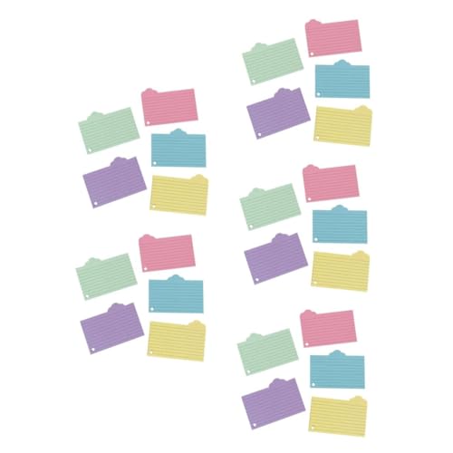 DOITOOL 5 Sätze Vokabelheft Aus Notizpapier Mehrfarbig Index Lehrreich Revision Registerkarten Lernkarten Wortkarten Karteikarten Zum Lernen Karteikarten in Großen Mengen 125 Blätter * 5 DOITOOL 5 Sätze Vokabelheft Aus Notizpapier Mehrfarbig Index Lehrreich Revision Registerkarten Lernkarten Wortkarten Karteikarten Zum Lernen Karteikarten in Großen Mengen 125 Blätter * 5 von DOITOOL